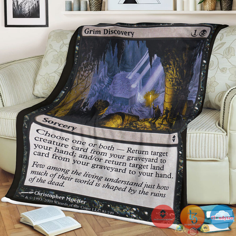 Zen 91 Grim Discovery Fleece Blanket Zen 91 Grim Discovery Fleece Blanket