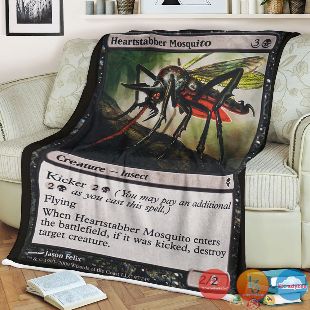 Zen 97 Heartstabber Mosquito Fleece Blanket Zen 97 Heartstabber Mosquito Fleece Blanket
