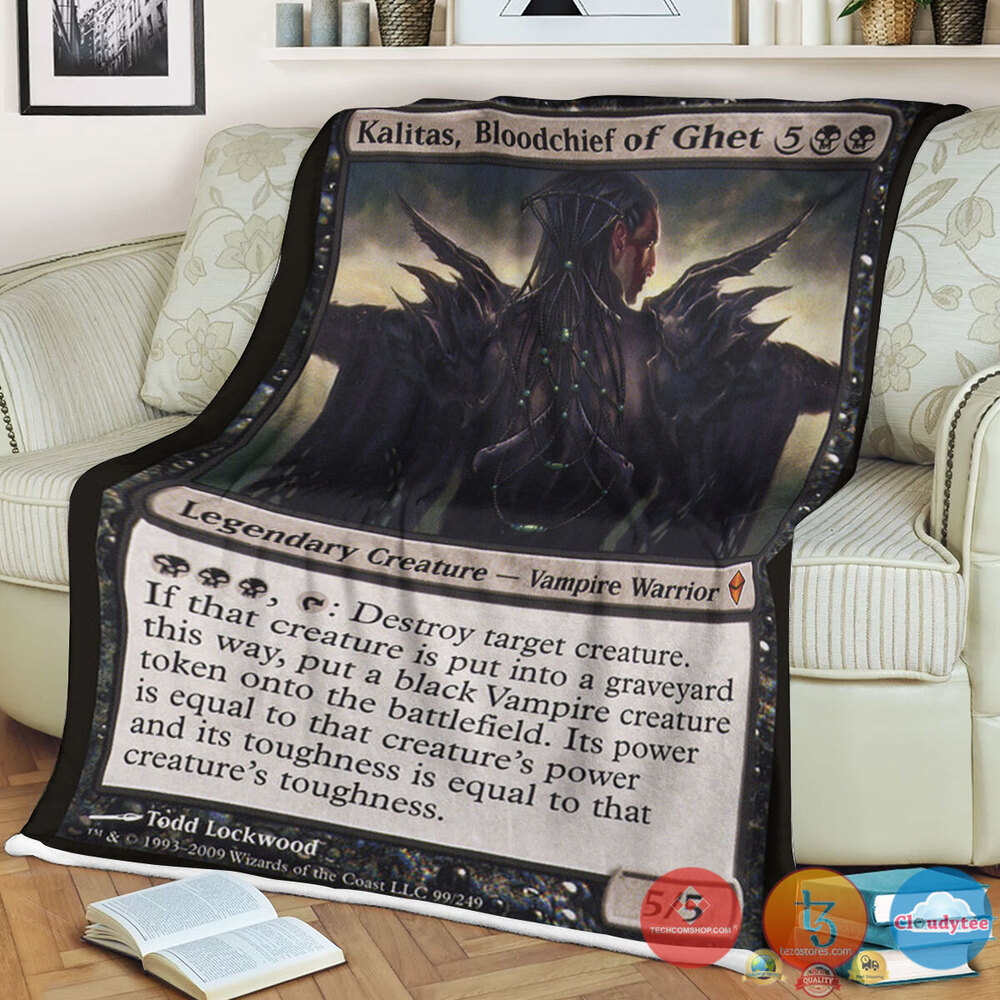 Zen 99 Kalitas Bloodchief Of Ghet Fleece Blanket Zen 99 Kalitas Bloodchief Of Ghet Fleece Blanket