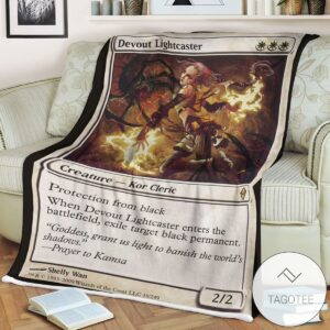 Zendikar 10 Devout Lightcaster Mtg Blanket Tagotee