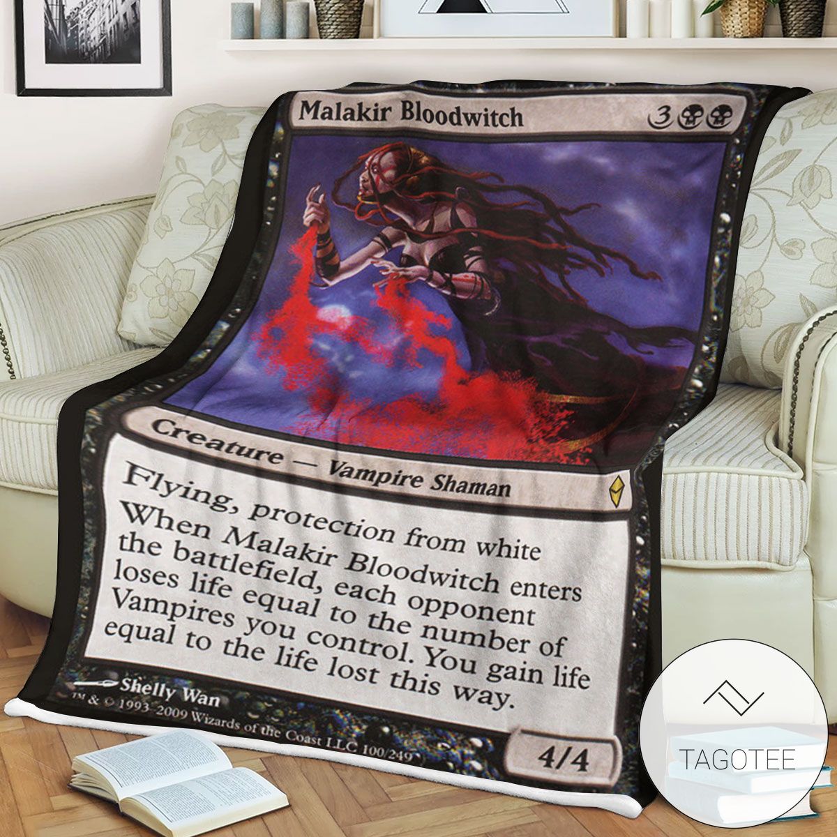 Zendikar 100 Malakir Bloodwitch Mtg Blanket Zendikar 100 Malakir Bloodwitch Mtg Blanket
