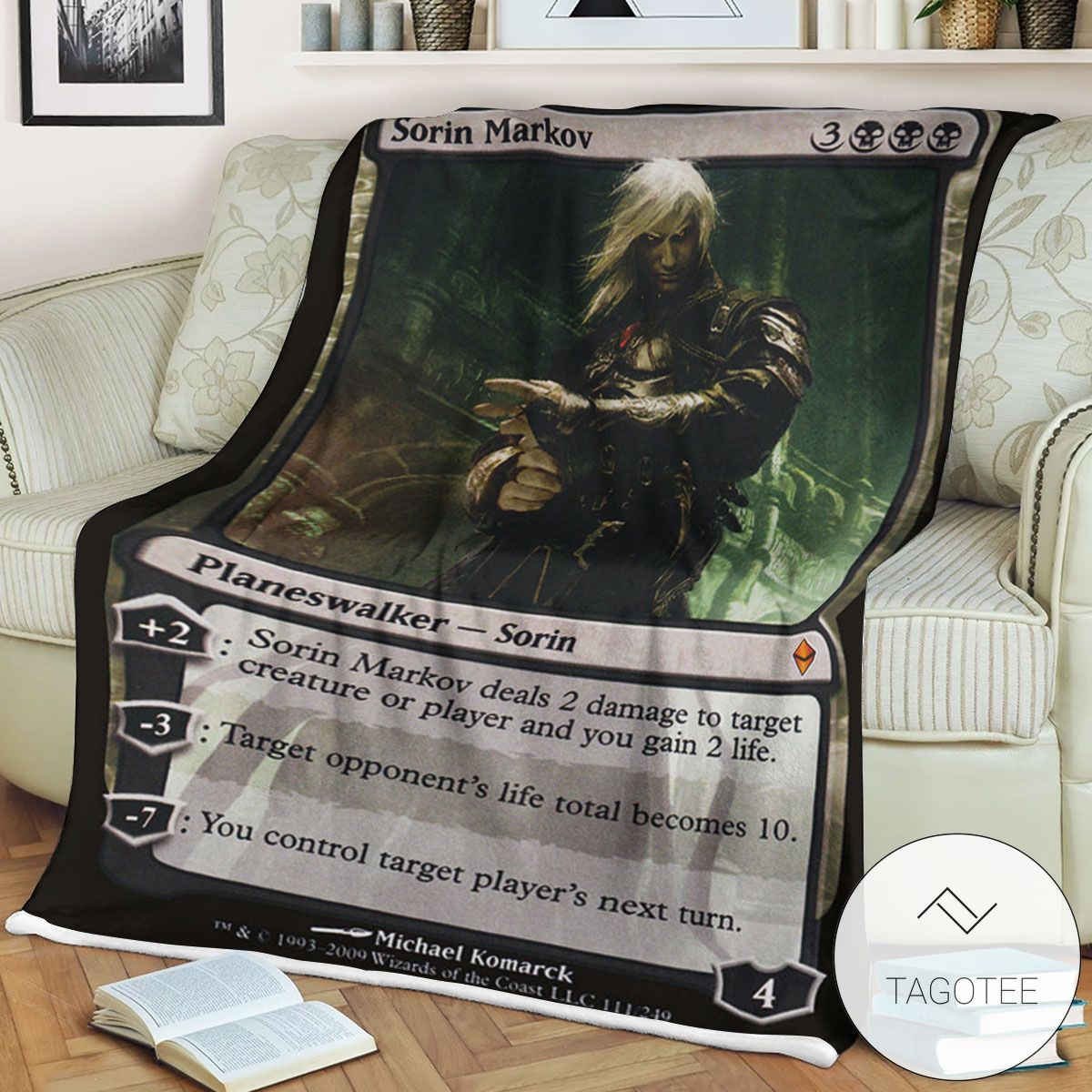 Zendikar 111 Sorin Markov Mtg Blanket Zendikar 111 Sorin Markov Mtg Blanket
