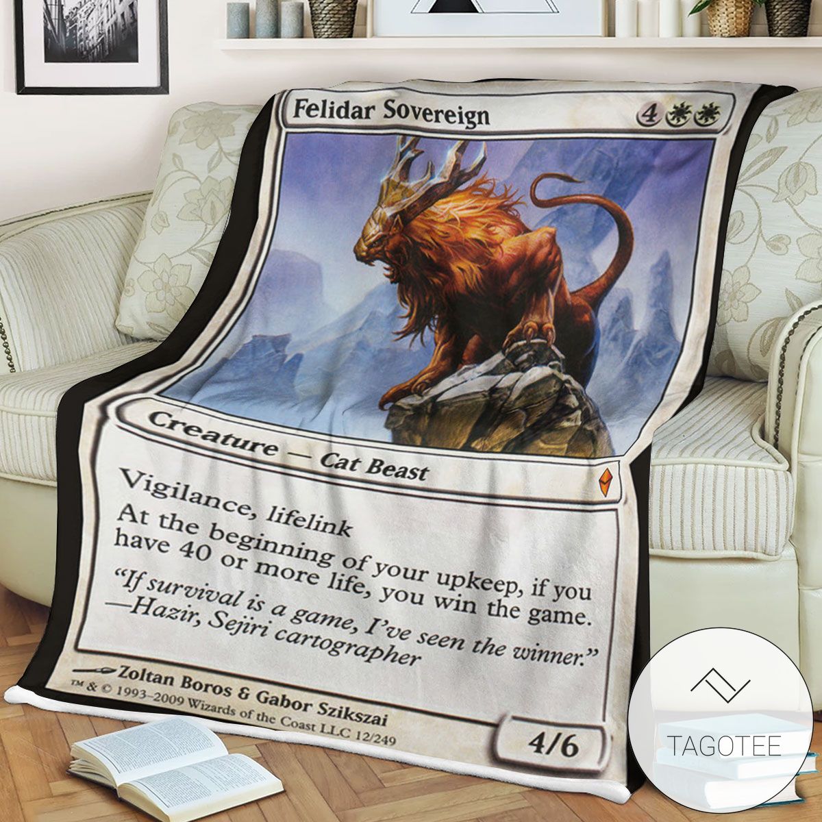 Zendikar 12 Felidar Sovereign Mtg Blanket Zendikar 12 Felidar Sovereign Mtg Blanket
