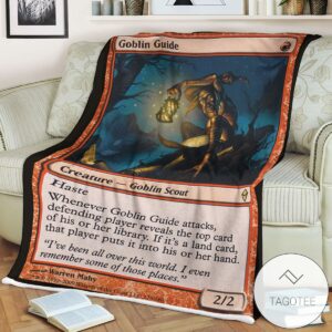 Zendikar 126 Goblin Guide Mtg Blanket