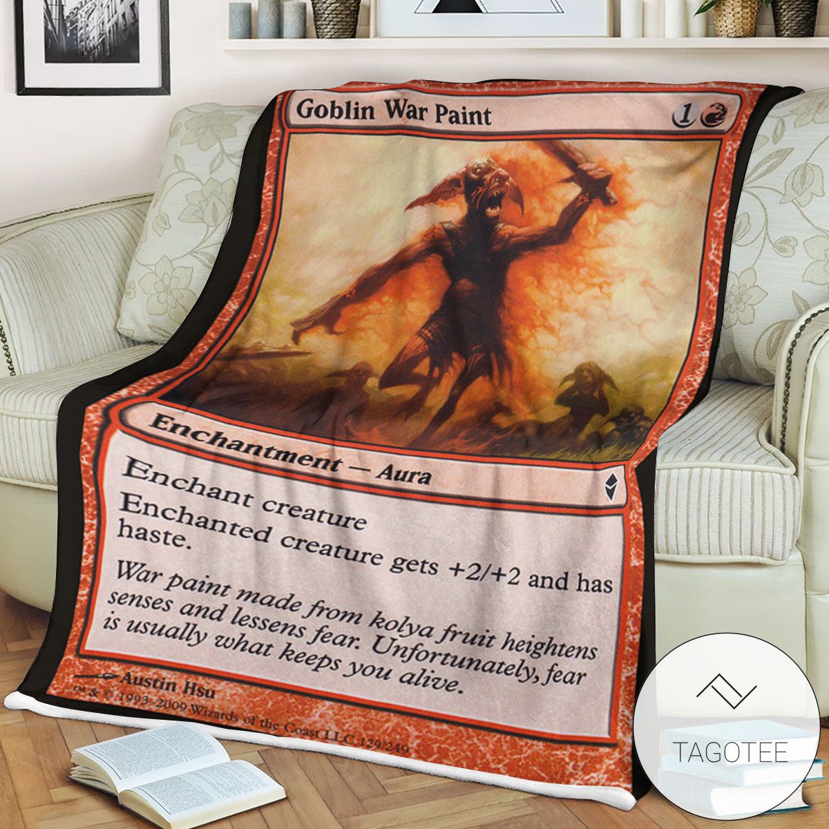 Zendikar 129 Goblin War Paint Mtg Blanket Tagotee Zendikar 129 Goblin War Paint Mtg Blanket Tagotee