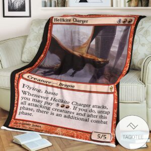 Zendikar 131 Hellkite Charger Mtg Blanket