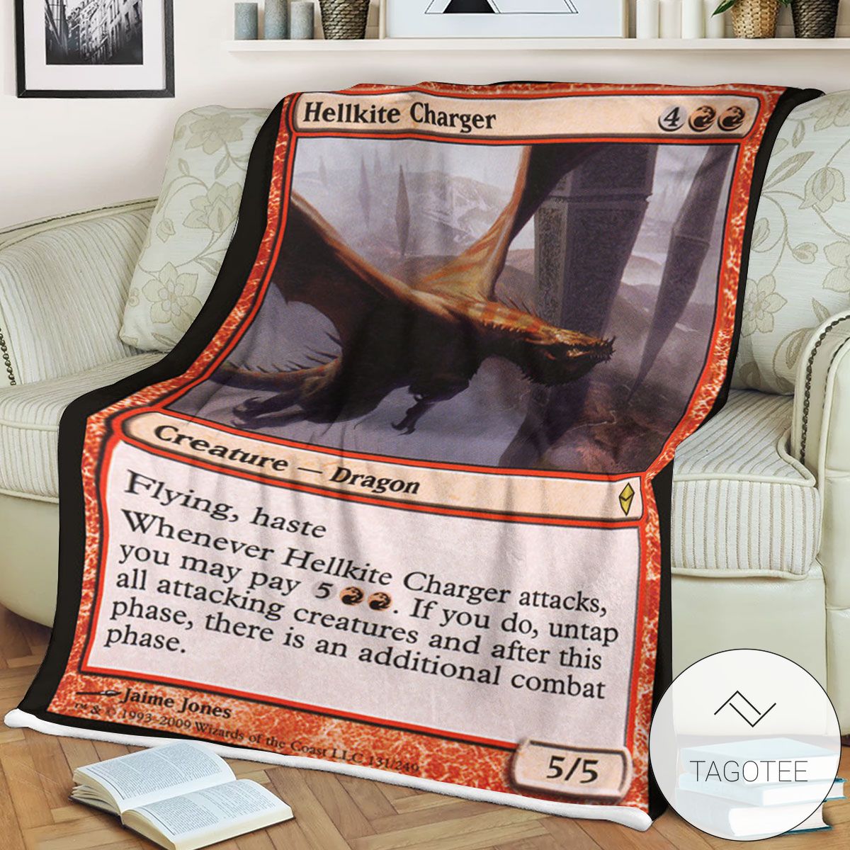 Zendikar 131 Hellkite Charger Mtg Blanket Zendikar 131 Hellkite Charger Mtg Blanket