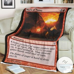 Zendikar 137 Mark Of Mutiny Mtg Blanket Tagotee
