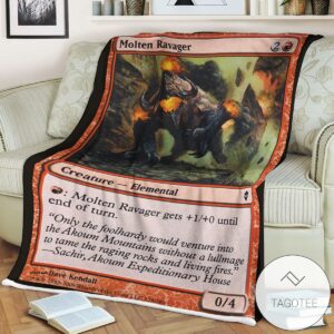 Zendikar 138 Molten Ravager Mtg Blanket