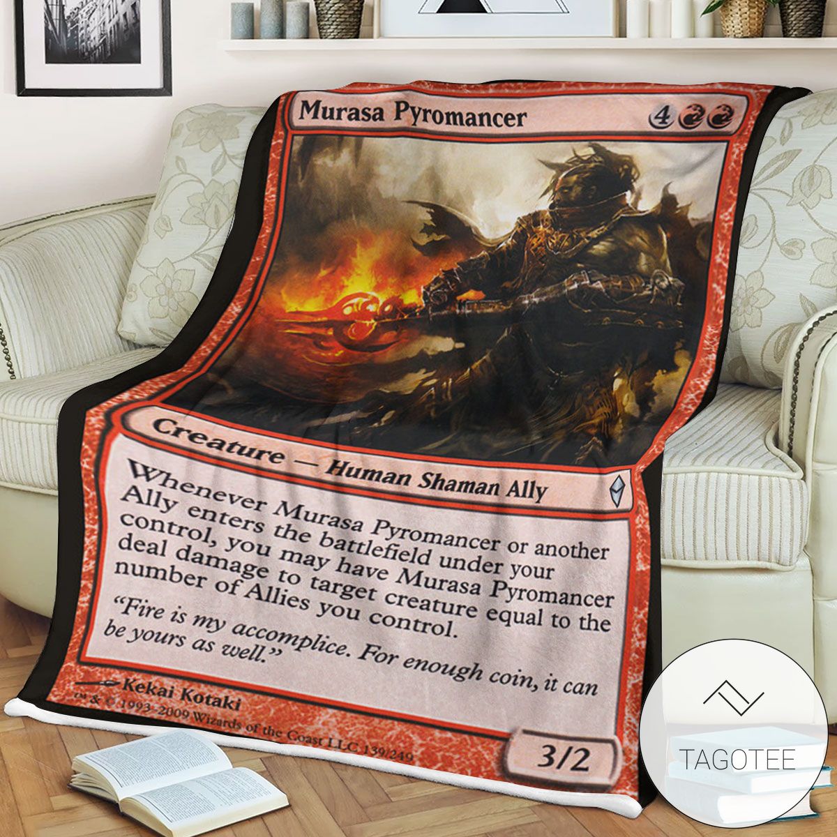 Zendikar 139 Murasa Pyromancer Mtg Blanket Zendikar 139 Murasa Pyromancer Mtg Blanket