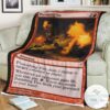 Zendikar 142 Punishing Fire Mtg Blanket