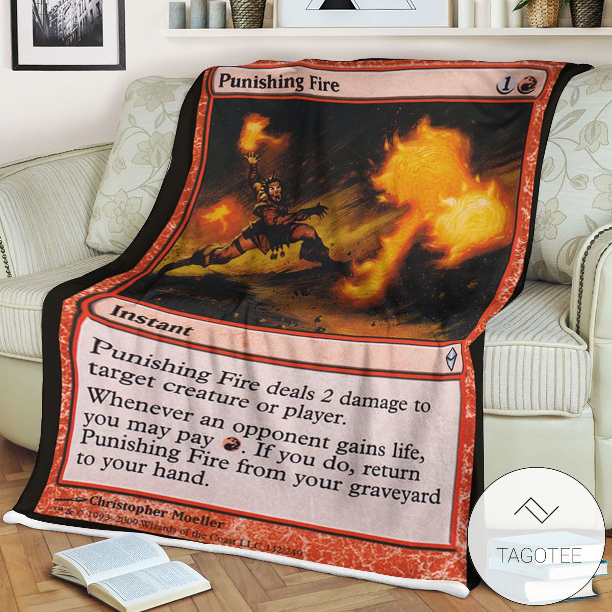 Zendikar 142 Punishing Fire Mtg Blanket Zendikar 142 Punishing Fire Mtg Blanket