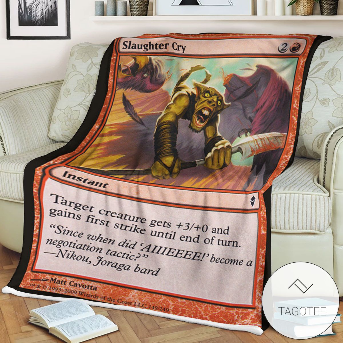 Zendikar 149 Slaughter Cry Mtg Blanket Tagotee Zendikar 149 Slaughter Cry Mtg Blanket Tagotee