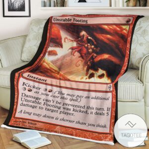 Zendikar 153 Unstable Footing Mtg Blanket Tagotee