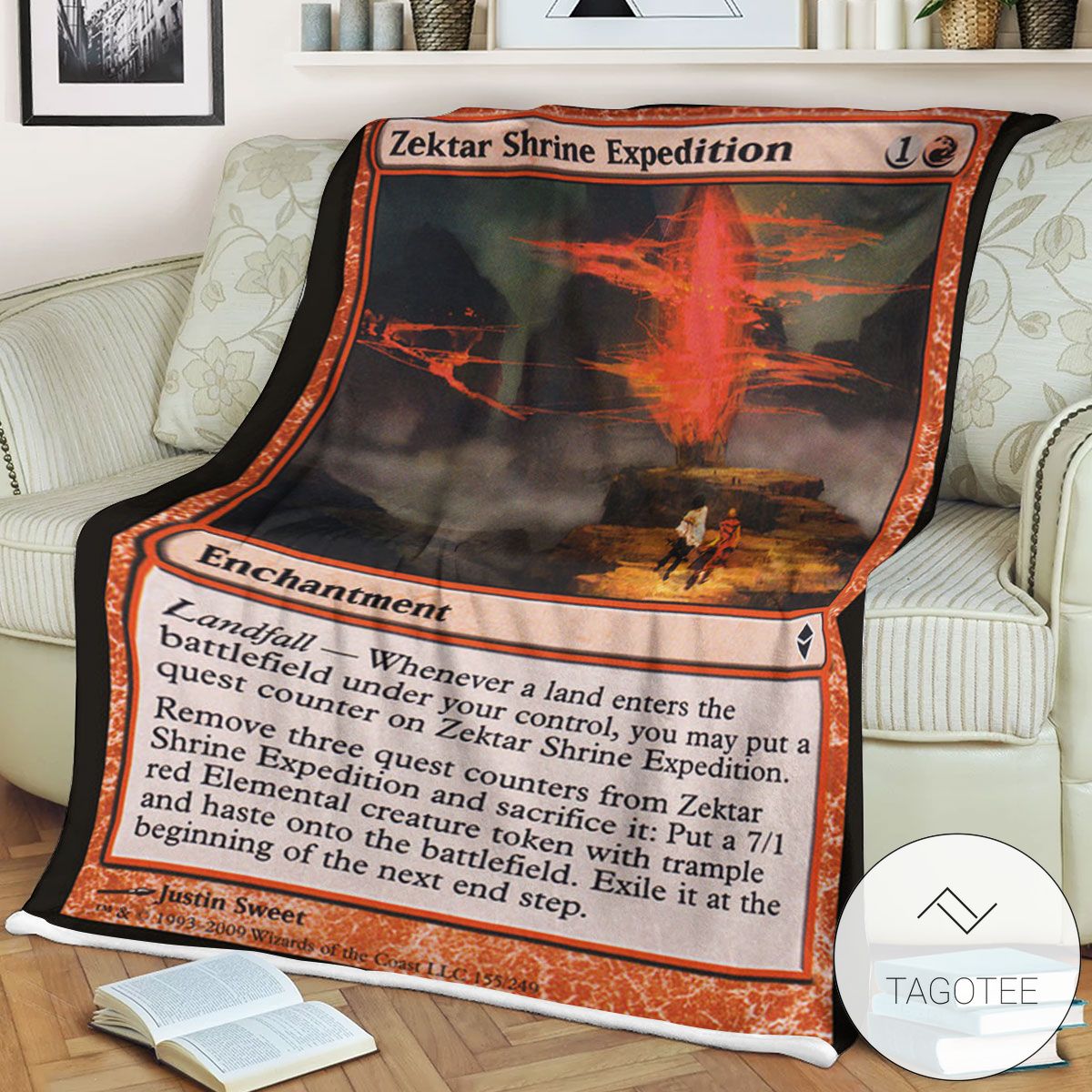 Zendikar 155 Zektar Shrine Expedition Mtg Blanket Zendikar 155 Zektar Shrine Expedition Mtg Blanket