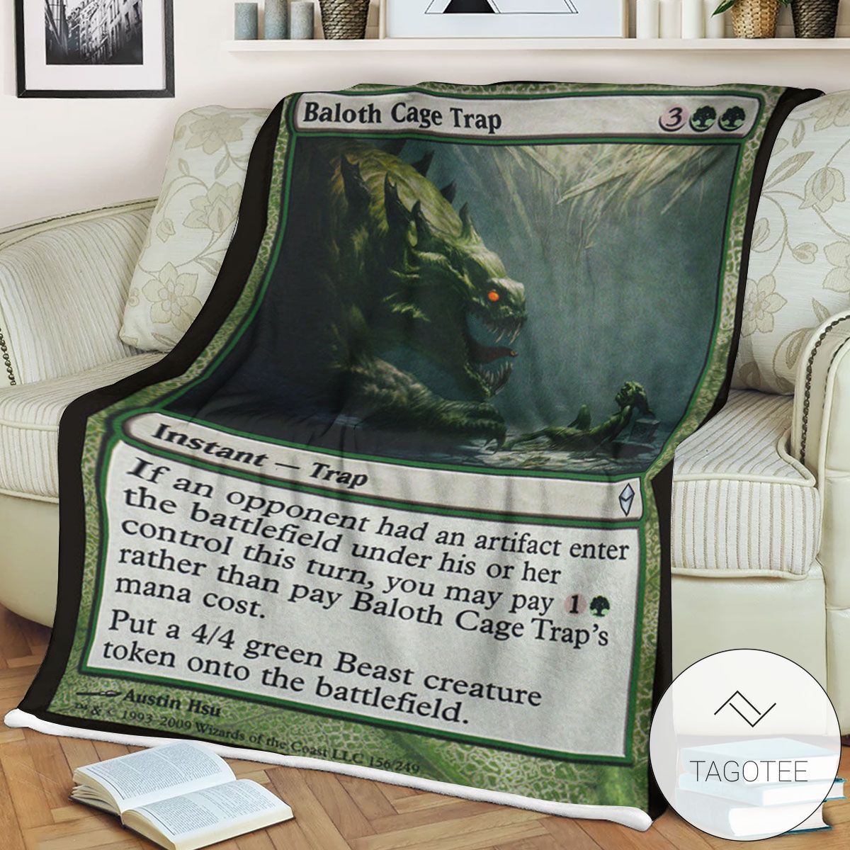 Zendikar 156 Baloth Cage Trap Mtg Blanket Zendikar 156 Baloth Cage Trap Mtg Blanket