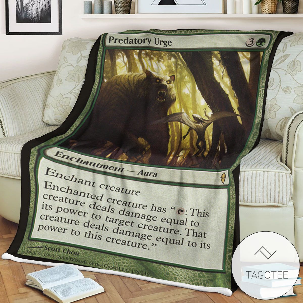 Zendikar 175 Predatory Urge Mtg Blanket Zendikar 175 Predatory Urge Mtg Blanket
