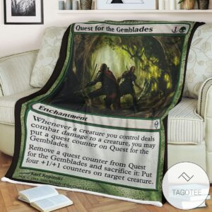 Zendikar 177 Quest For The Gemblades Mtg Blanket