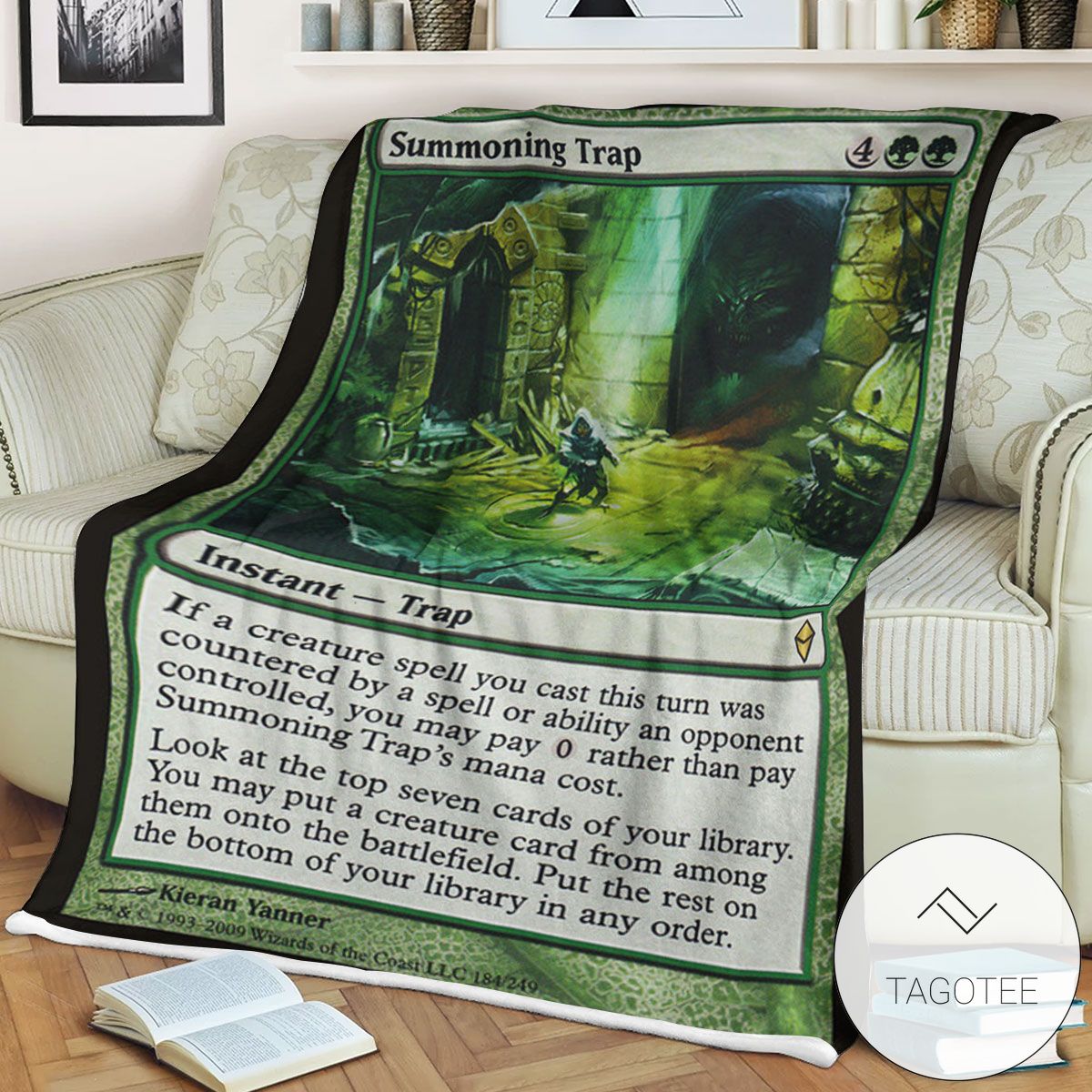 Zendikar 184 Summoning Trap Mtg Blanket Zendikar 184 Summoning Trap Mtg Blanket