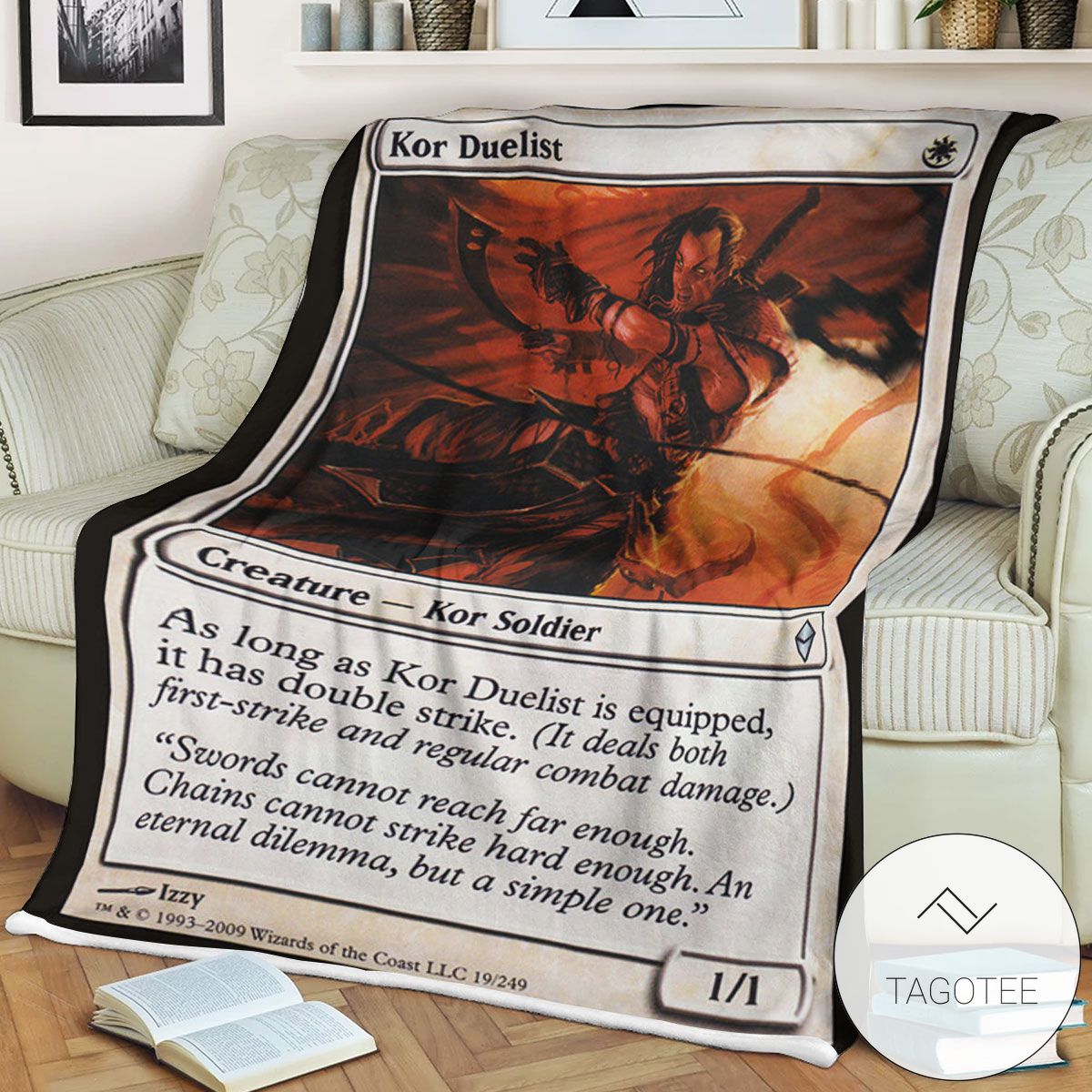 Zendikar 19 Kor Duelist Mtg Blanket Zendikar 19 Kor Duelist Mtg Blanket