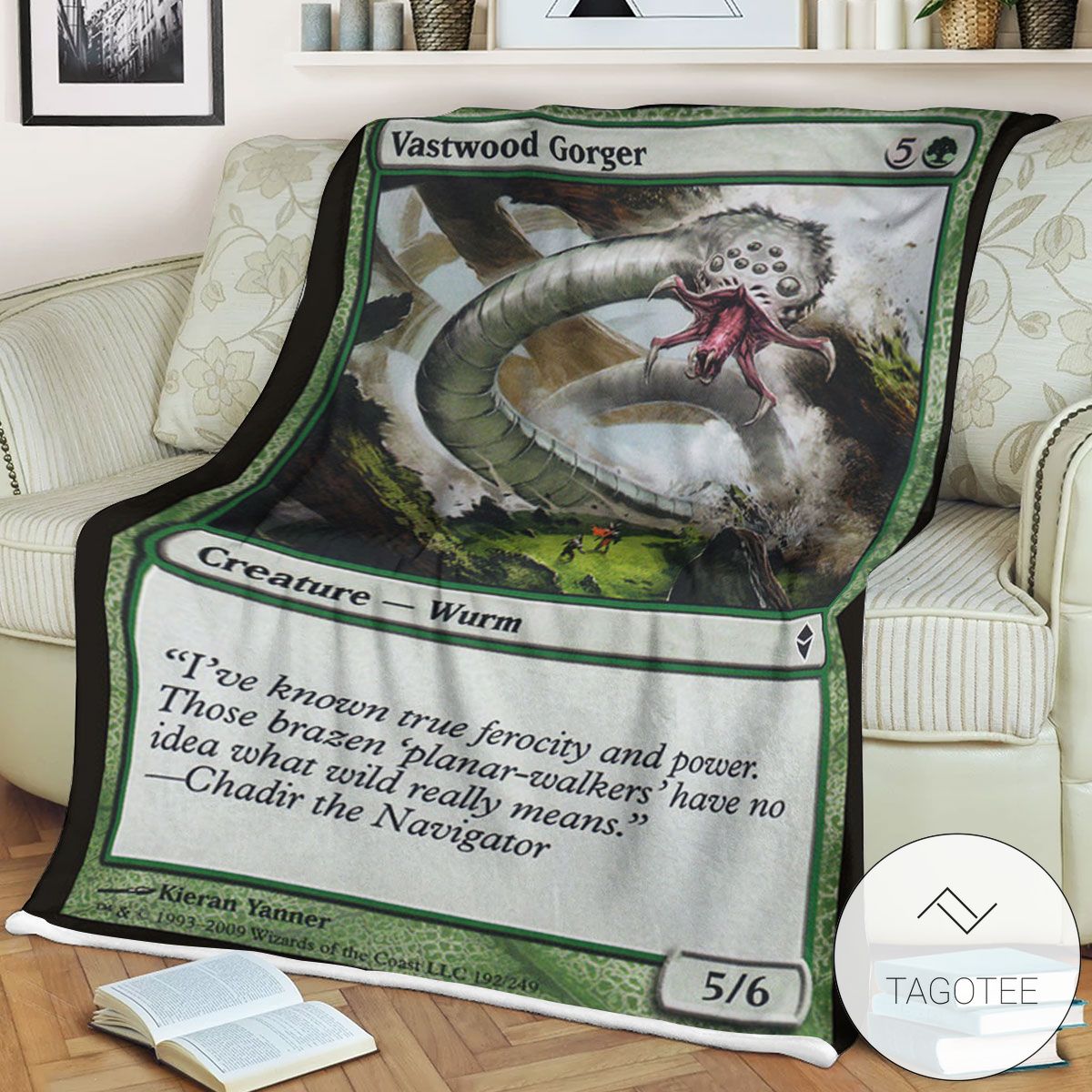 Zendikar 192 Vastwood Gorger Mtg Blanket Zendikar 192 Vastwood Gorger Mtg Blanket