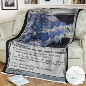 Zendikar 199 Eldrazi Monument Mtg Blanket