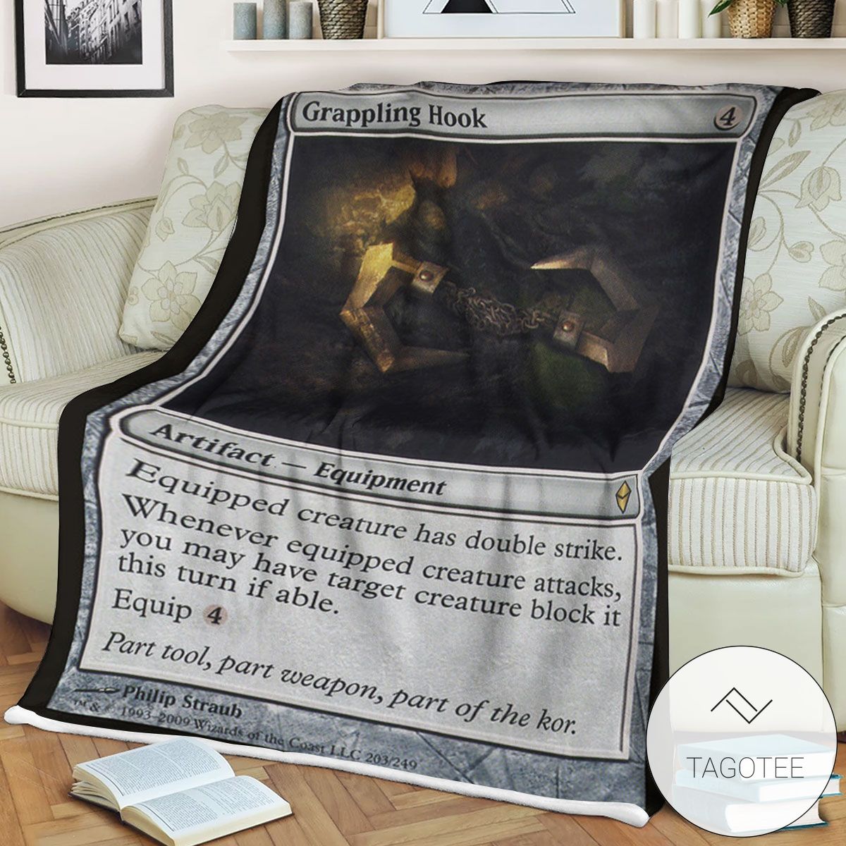 Zendikar 203 Grappling Hook Mtg Blanket Zendikar 203 Grappling Hook Mtg Blanket