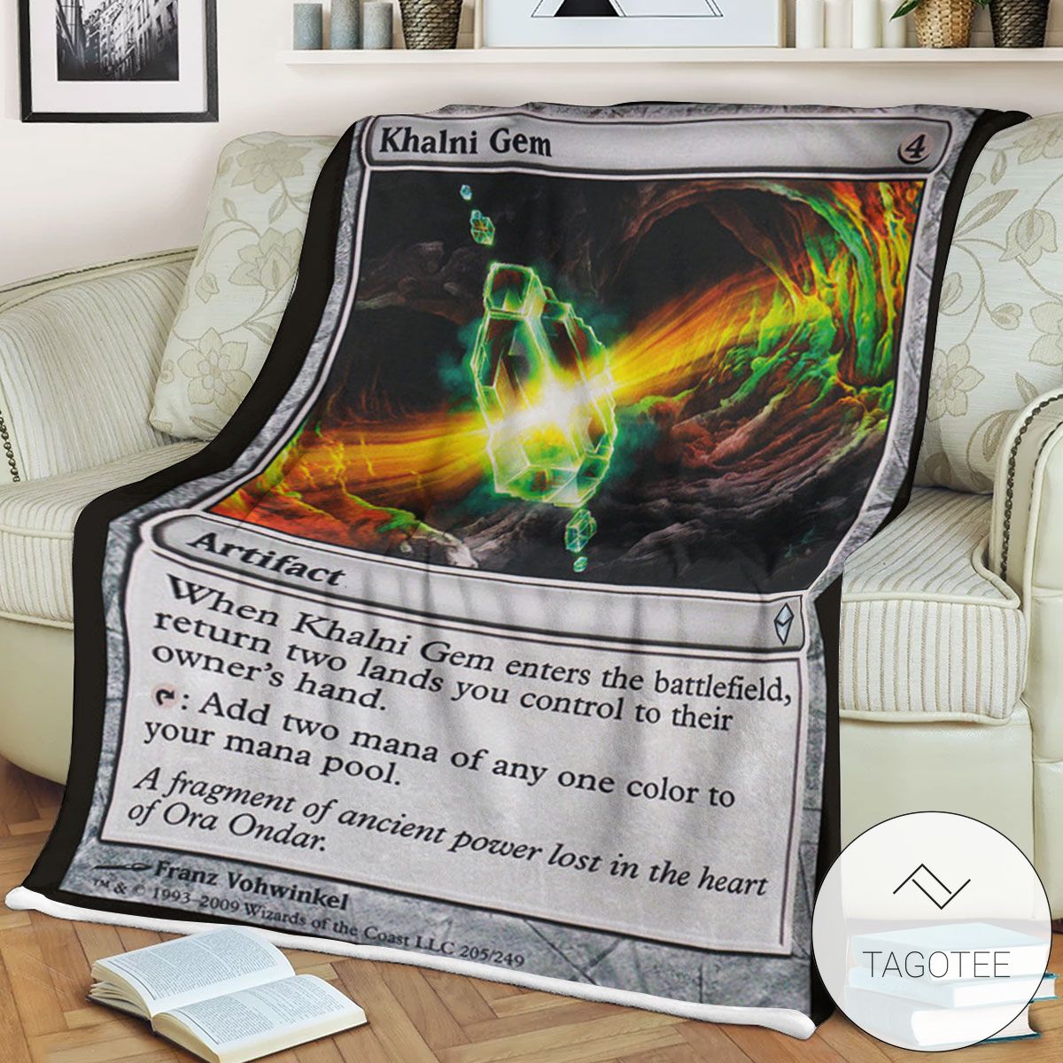 Zendikar 205 Khalni Gem Mtg Blanket Zendikar 205 Khalni Gem Mtg Blanket