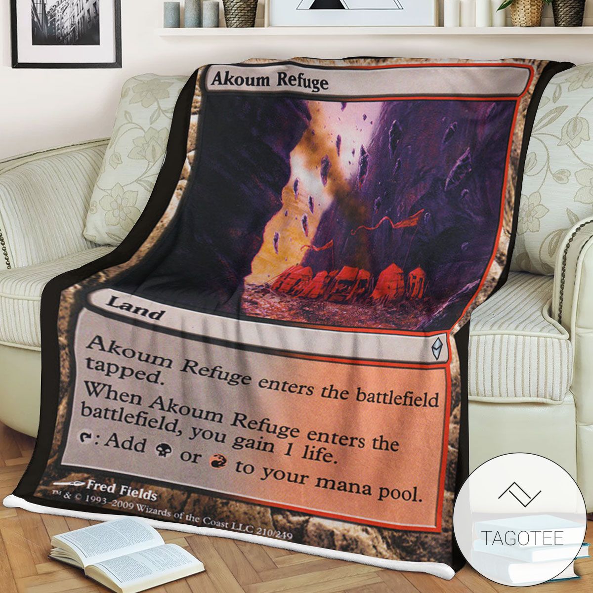 Zendikar 210 Akoum Refuge Mtg Blanket Tagotee Zendikar 210 Akoum Refuge Mtg Blanket Tagotee