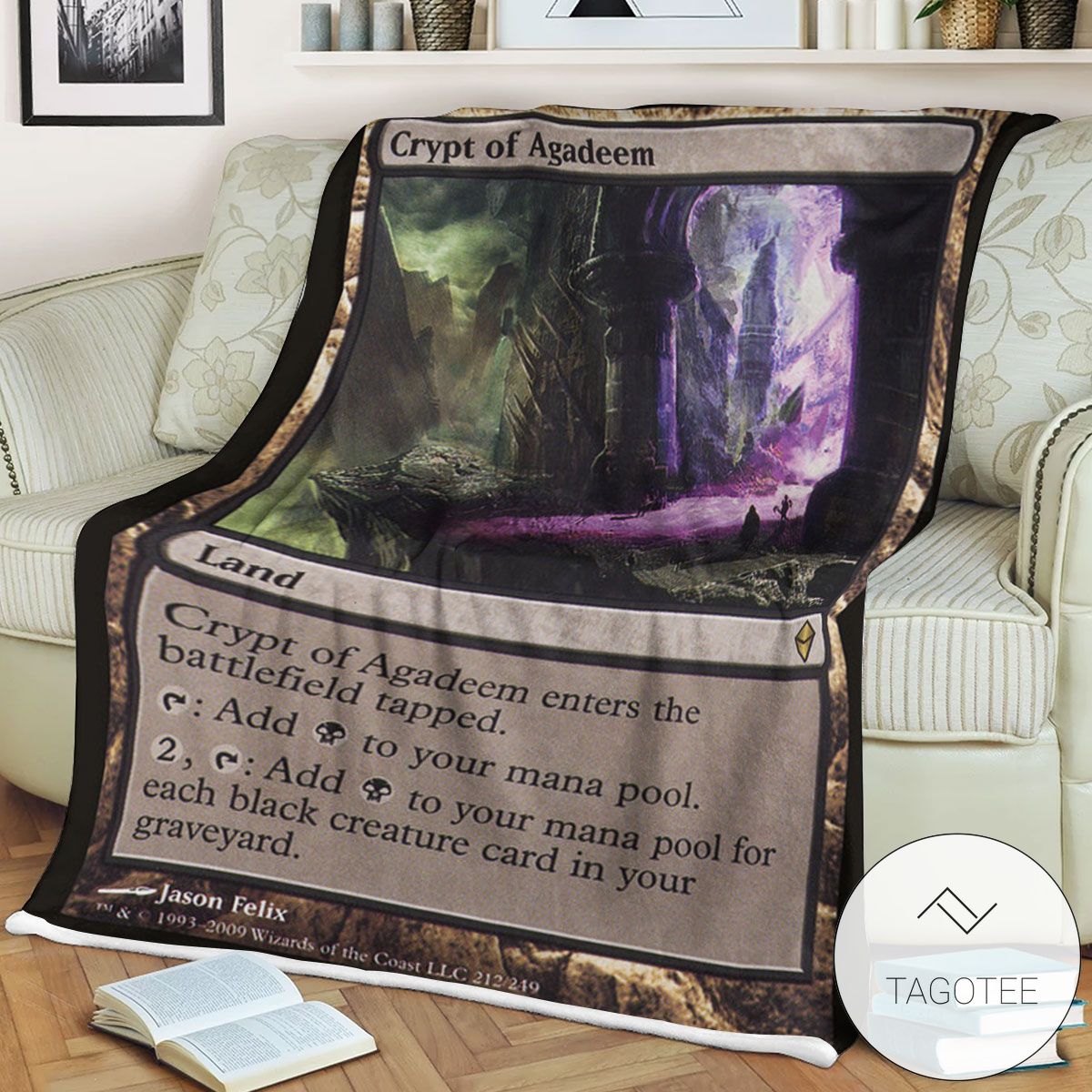 Zendikar 212 Crypt Of Agadeem Mtg Blanket Tagotee Zendikar 212 Crypt Of Agadeem Mtg Blanket Tagotee