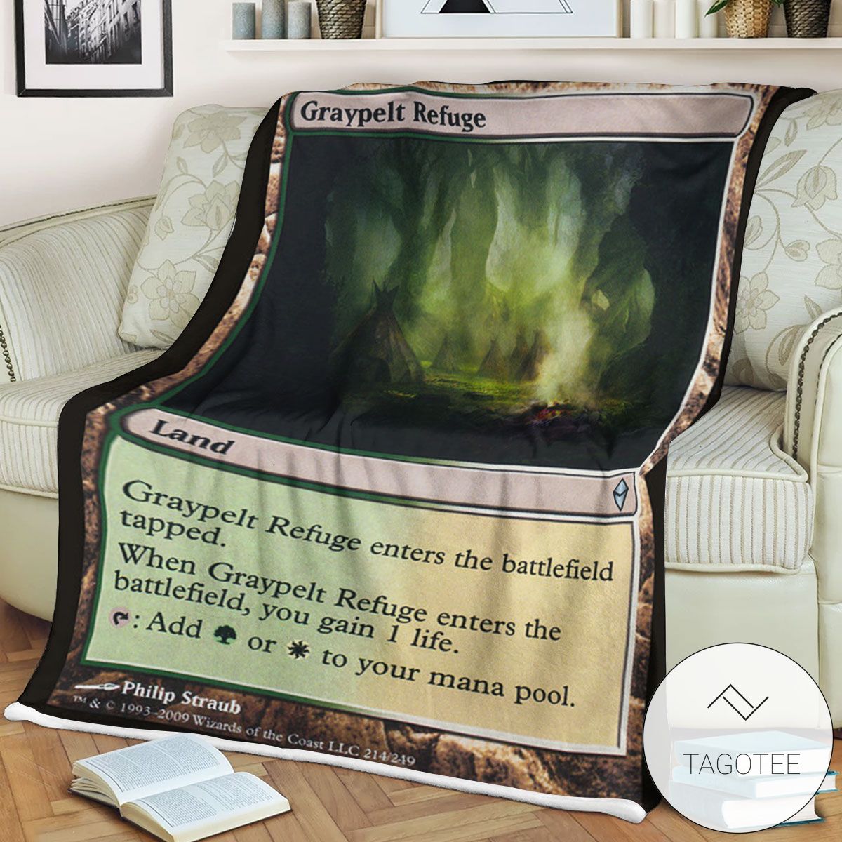 Zendikar 214 Graypelt Refuge Mtg Blanket Zendikar 214 Graypelt Refuge Mtg Blanket