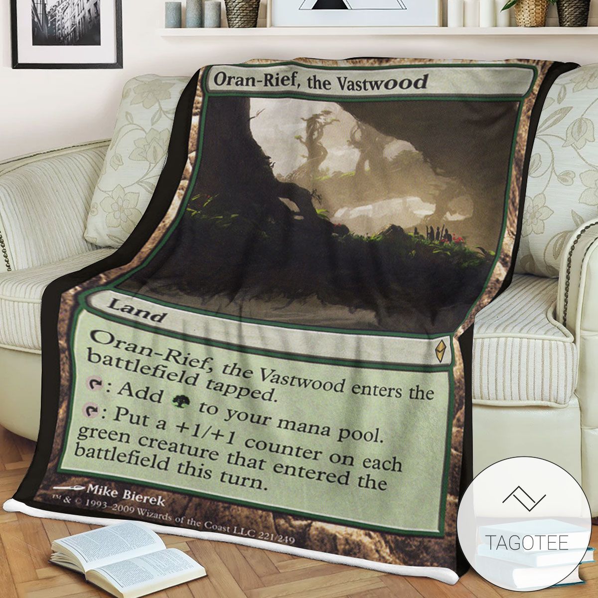 Zendikar 221 Oran Rief The Vastwood Mtg Blanket Zendikar 221 Oran Rief The Vastwood Mtg Blanket