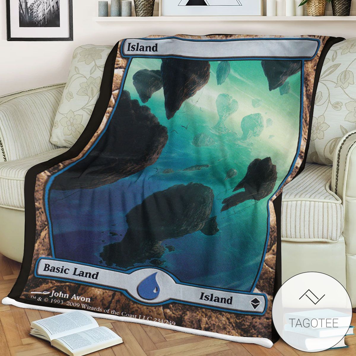 Zendikar 234 Island Mtg Blanket Zendikar 234 Island Mtg Blanket