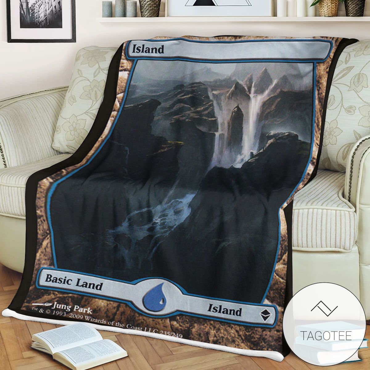 Zendikar 235 Island Mtg Blanket Tagotee Zendikar 235 Island Mtg Blanket Tagotee
