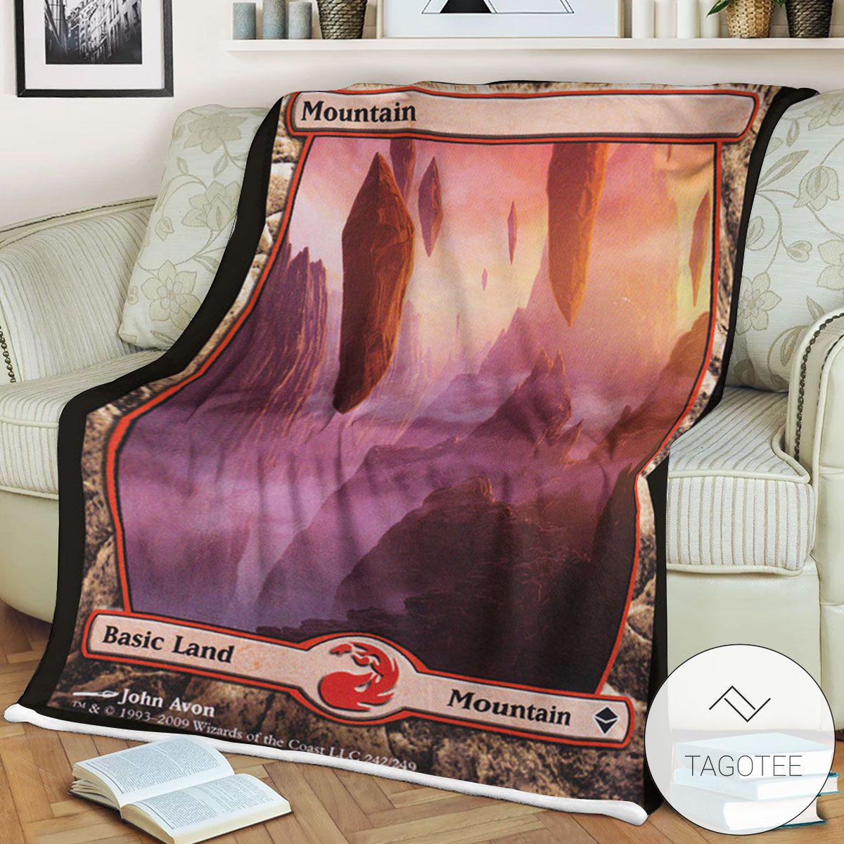 Zendikar 242 Mountain Mtg Blanket Zendikar 242 Mountain Mtg Blanket