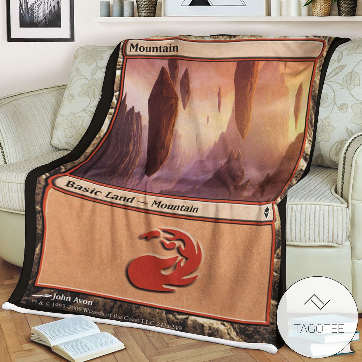 Zendikar 242A Mountain Mtg Blanket Zendikar 242A Mountain Mtg Blanket