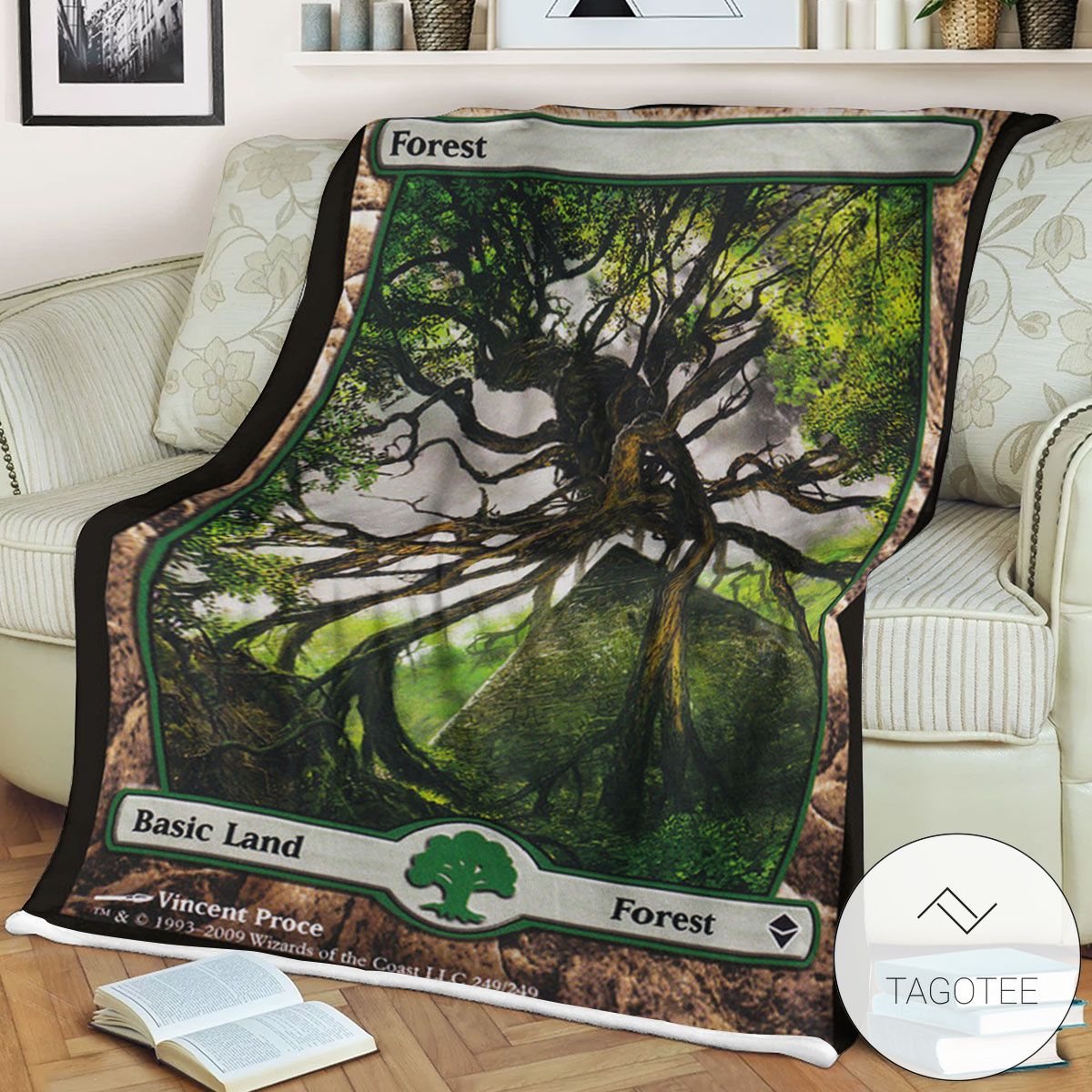 Zendikar 249 Forest Mtg Blanket Tagotee Zendikar 249 Forest Mtg Blanket Tagotee