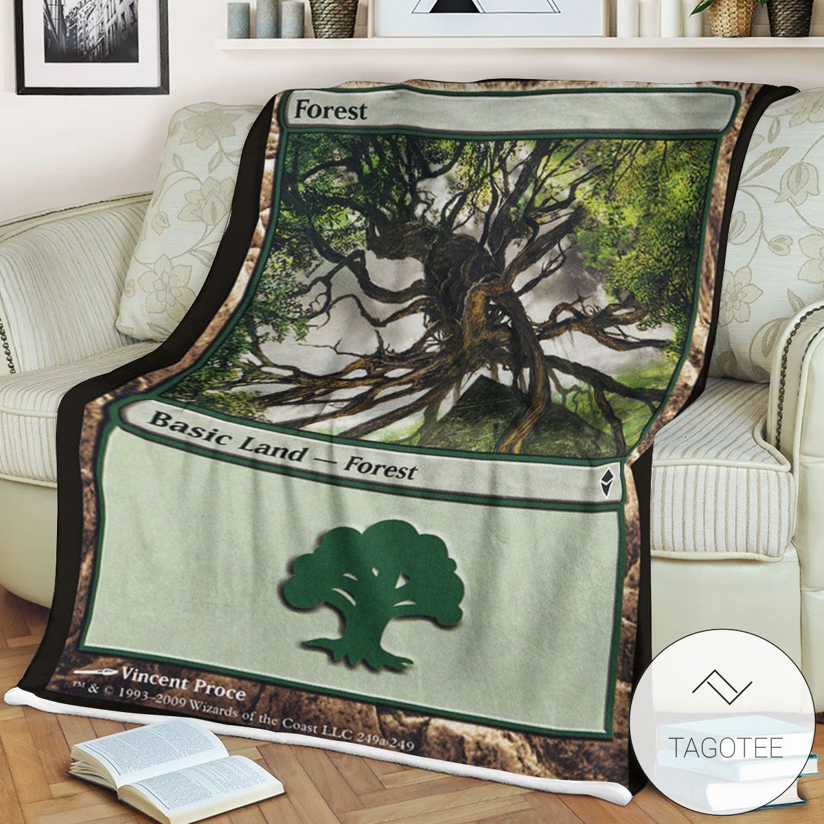 Zendikar 249A Forest Mtg Blanket Zendikar 249A Forest Mtg Blanket