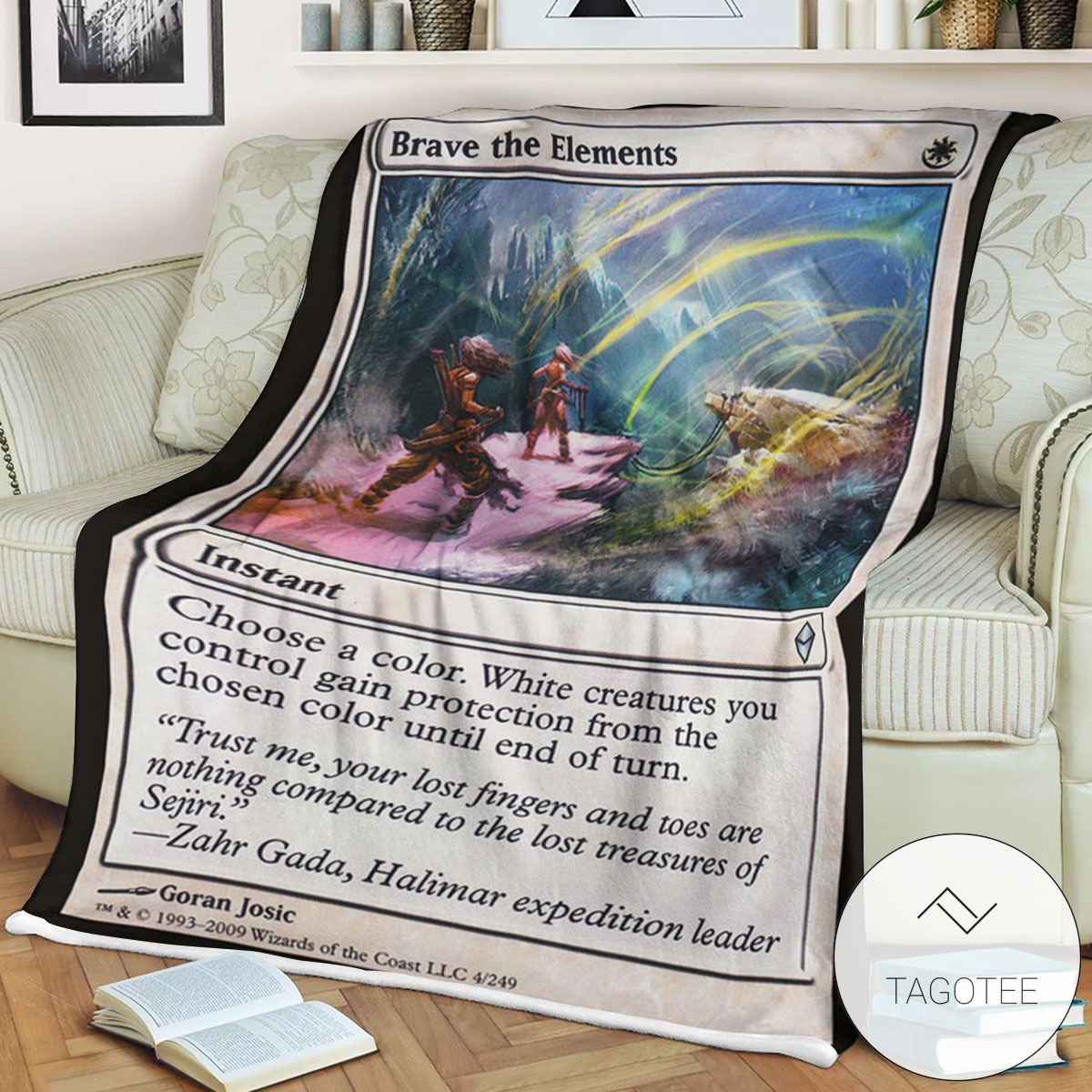 Zendikar 4 Brave The Elements Mtg Blanket Zendikar 4 Brave The Elements Mtg Blanket