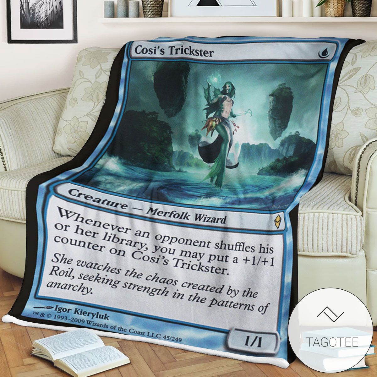 Zendikar 45 Cosi S Trickster Mtg Blanket Zendikar 45 Cosi S Trickster Mtg Blanket