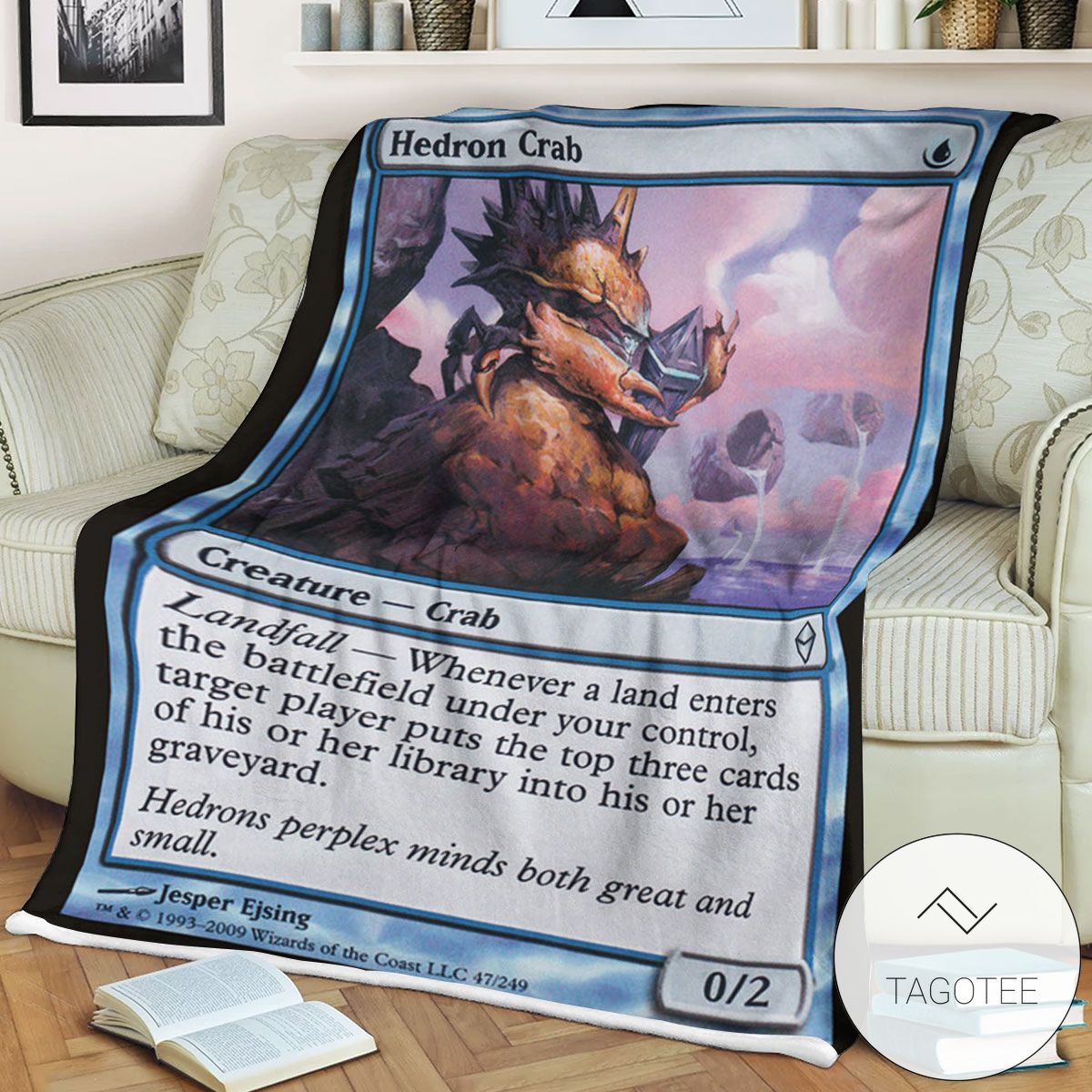 Zendikar 47 Hedron Crab Mtg Blanket Tagotee Zendikar 47 Hedron Crab Mtg Blanket Tagotee