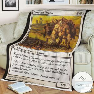 Zendikar 5 Caravan Hurda Mtg Blanket