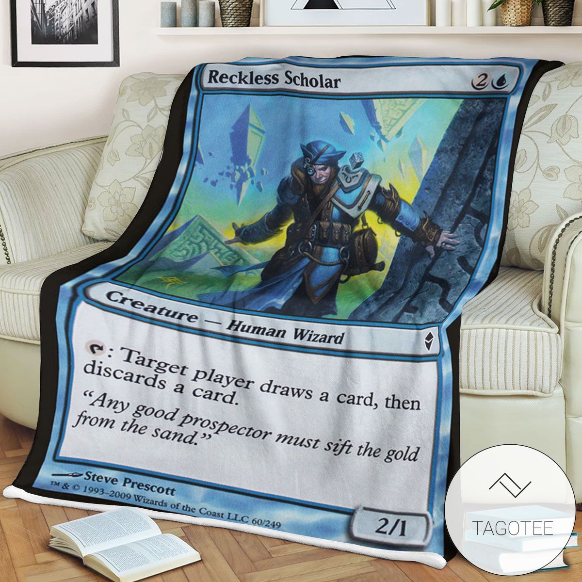 Zendikar 60 Reckless Scholar Mtg Blanket Zendikar 60 Reckless Scholar Mtg Blanket