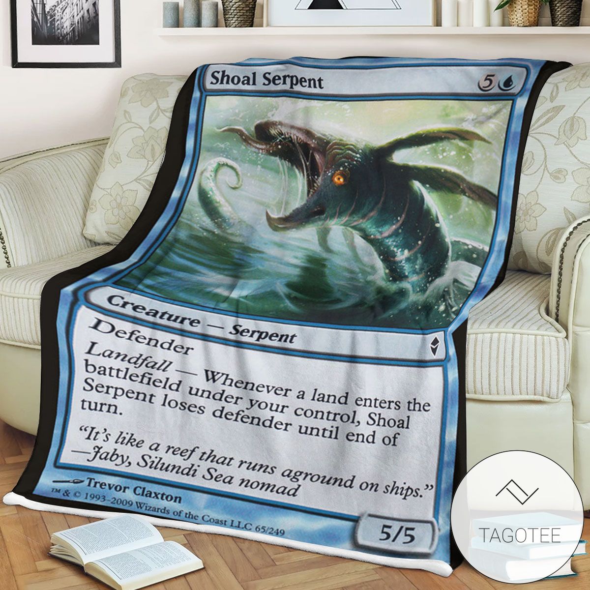 Zendikar 65 Shoal Serpent Mtg Blanket Tagotee Zendikar 65 Shoal Serpent Mtg Blanket Tagotee