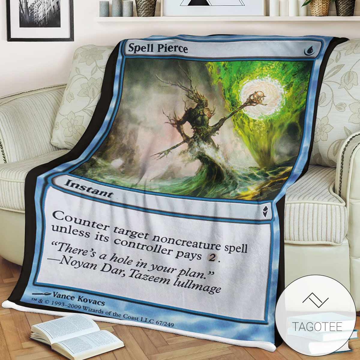 Zendikar 67 Spell Pierce Mtg Blanket Tagotee Zendikar 67 Spell Pierce Mtg Blanket Tagotee