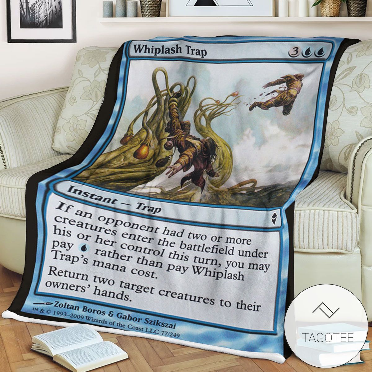 Zendikar 77 Whiplash Trap Mtg Blanket Tagotee Zendikar 77 Whiplash Trap Mtg Blanket Tagotee