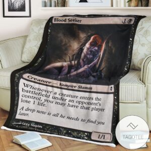Zendikar 80 Blood Seeker Mtg Blanket Tagotee