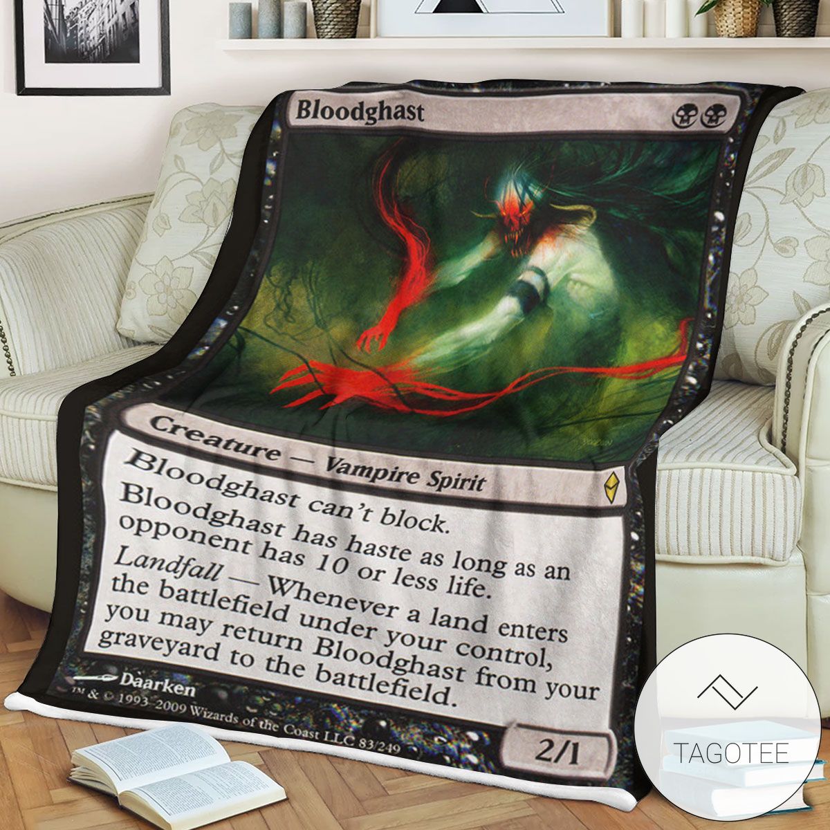 Zendikar 83 Bloodghast Mtg Blanket Tagotee Zendikar 83 Bloodghast Mtg Blanket Tagotee