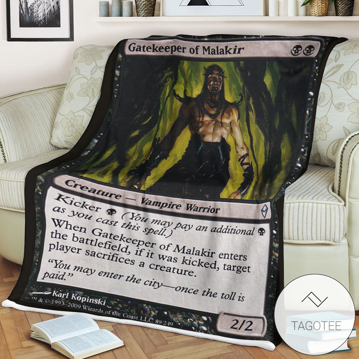 Zendikar 89 Gatekeeper Of Malakir Mtg Blanket Zendikar 89 Gatekeeper Of Malakir Mtg Blanket