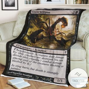 Zendikar 90 Giant Scorpion Mtg Blanket
